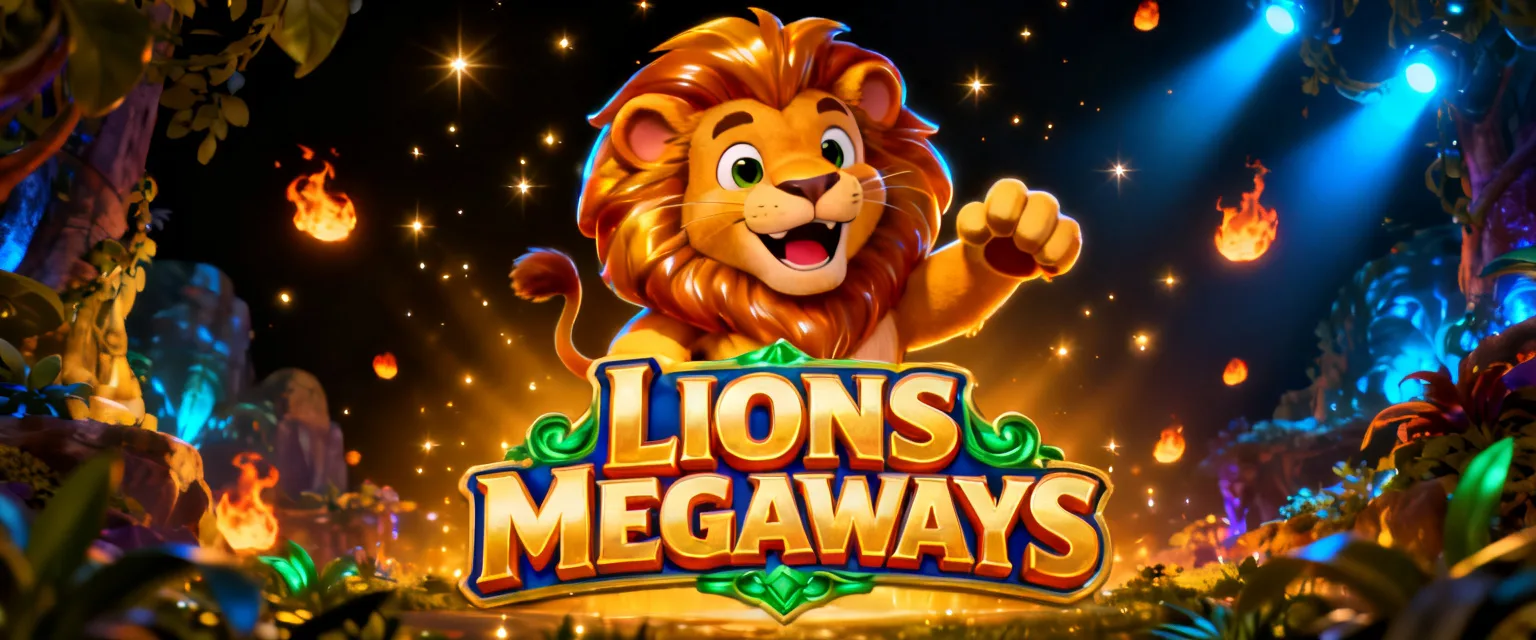 โปสเตอร์หน้าเกม 5 ราชสีห์ เมกะเวย์ลุ้นโชค