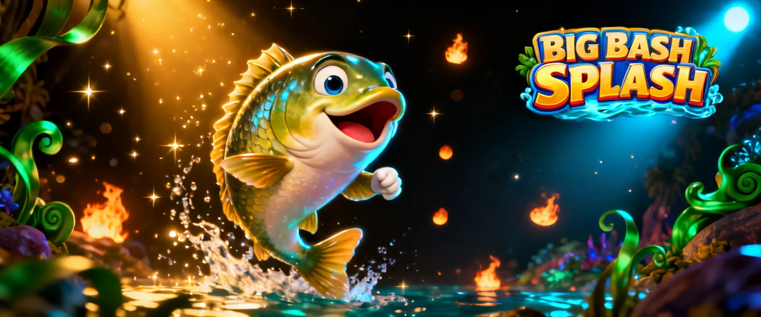 โปสเตอร์หน้าเกม บิ๊กแบสสแปลช สล็อตฟรีสปิน