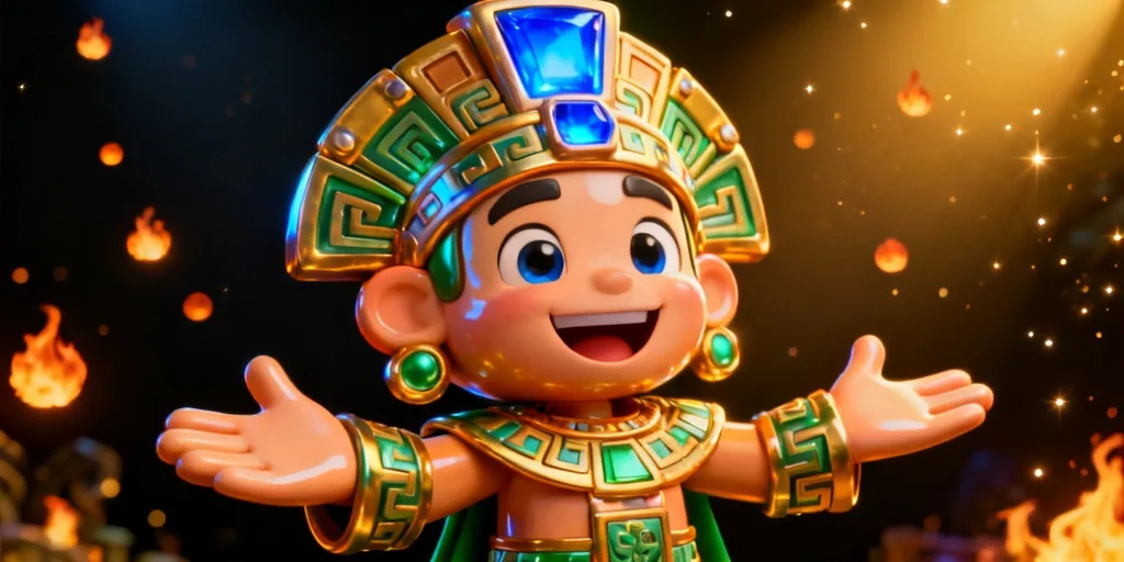 ภาพประกอบธีมและบรรยากาศของเกม อัซเท็คคิง เมกะเวย์